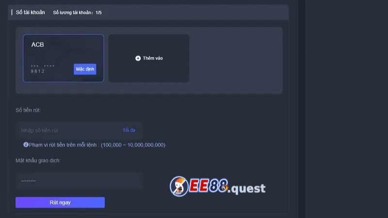 Lưu ý quan trọng giúp rút tiền ee88 hiệu quả và an toàn